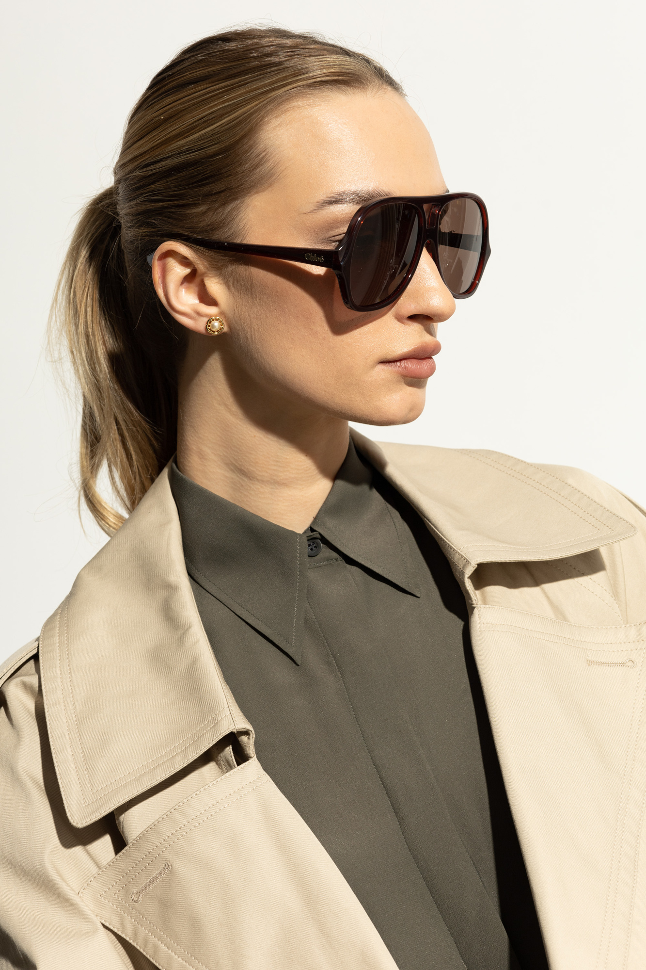 サングラス Chloe Gold l Salome Sunglasses Chloé Salomé Sunglasses | Chloé CA